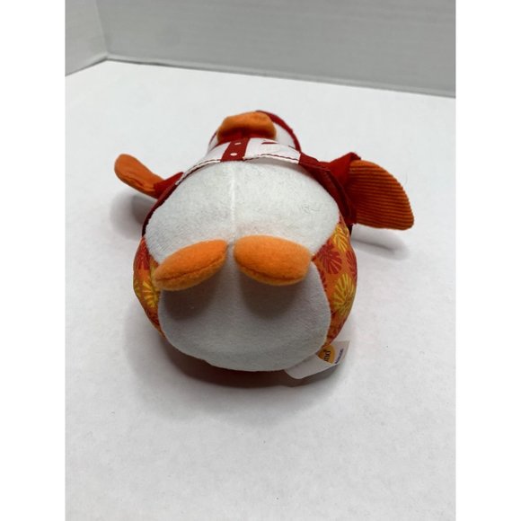 Infantino Plush Stuffed Animal Toy Doll Penguin Red White Orange 8 in Tall - Picture 4 of 5